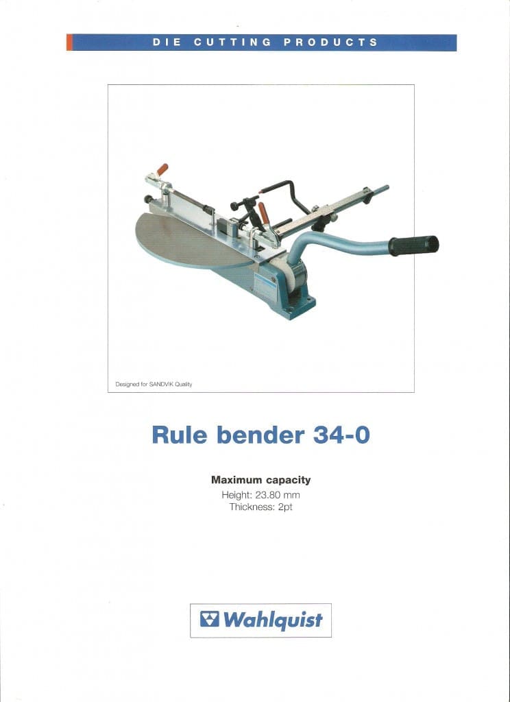 Rule bender 340 — Werner Struck — Wir bringen Stahl in Form